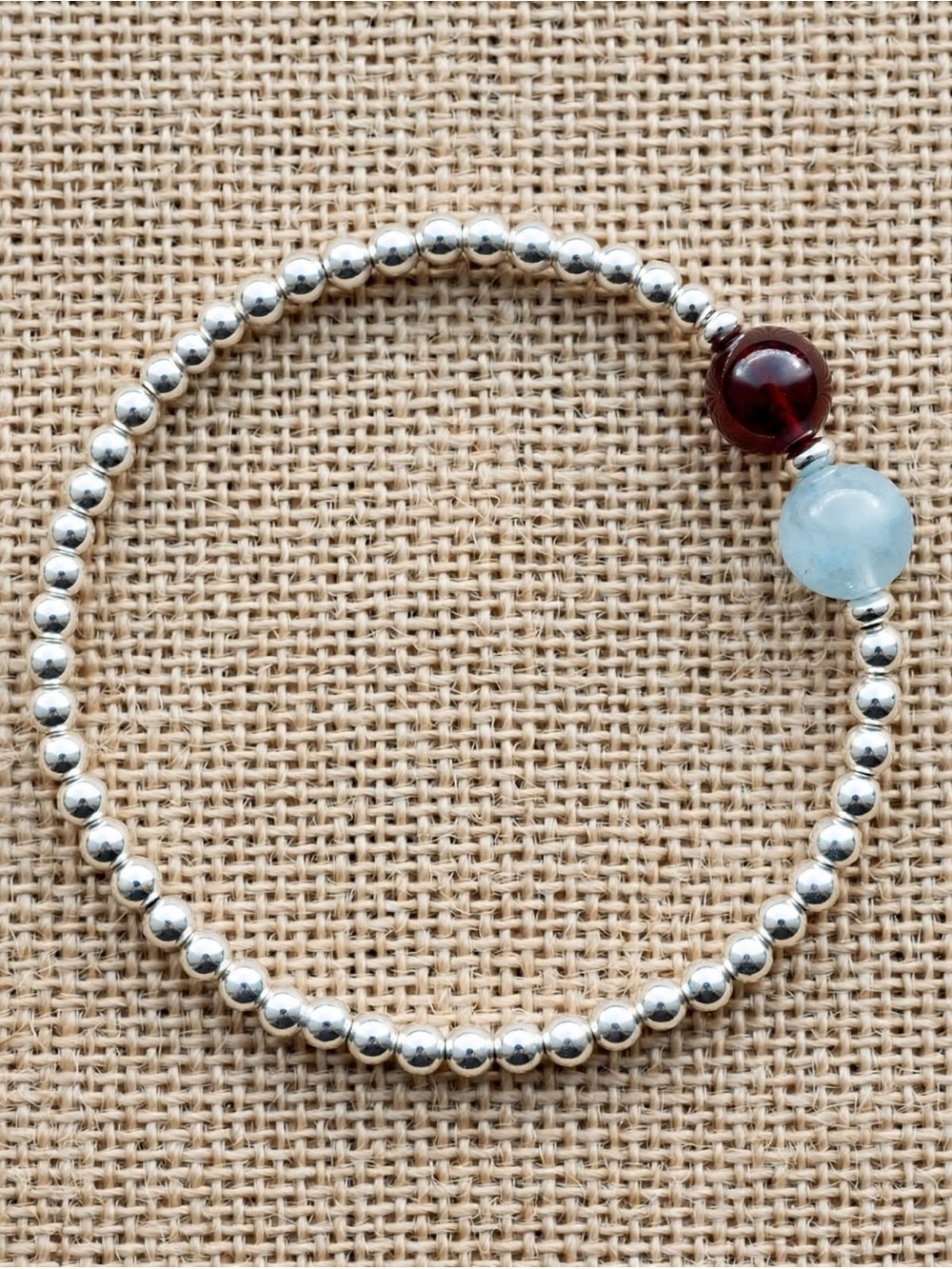 Second Bloom - Custom Birthstone Beaded Bracelet - Handmade